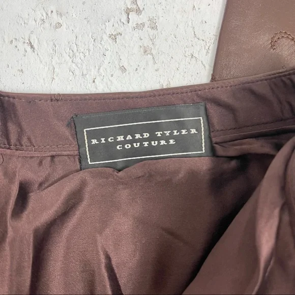 Richard Tyler Couture Leather Pants - Picture 6 of 8